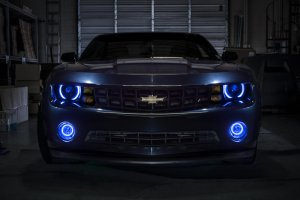 Chevrolet Camaro Fog Light Halo Kit - ORACLE Lighting - Blue - `10-`13